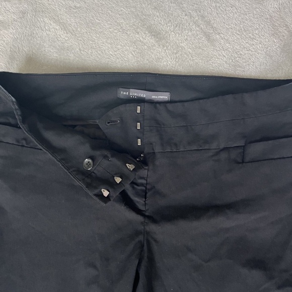 The Limited Womens Size 14 Short Ideal Stretch Black Dress Trousers Slacks - Picture 3 of 7